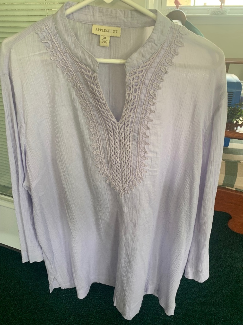 Lavender Gauze Tunic